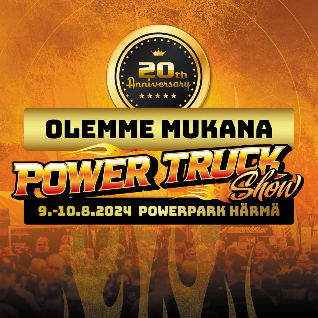 Olemme mukana Power Truck Show 2024